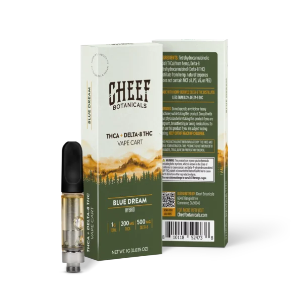 Cheef – Blue Dream THCa + Delta 8 THC Vape Cart