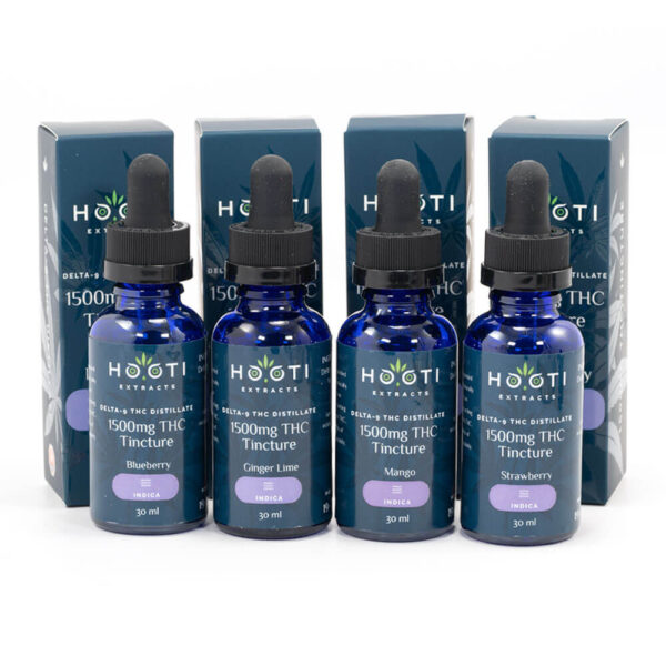 Hooti Extracts – 1500mg Indica THC Tinctures
