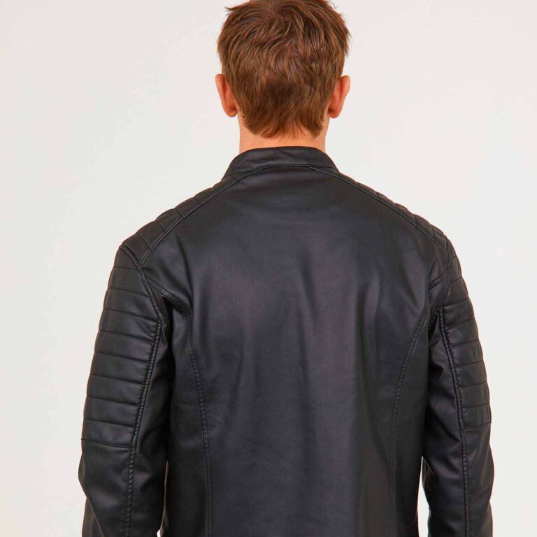 Leather Biker Jacket - Image 3