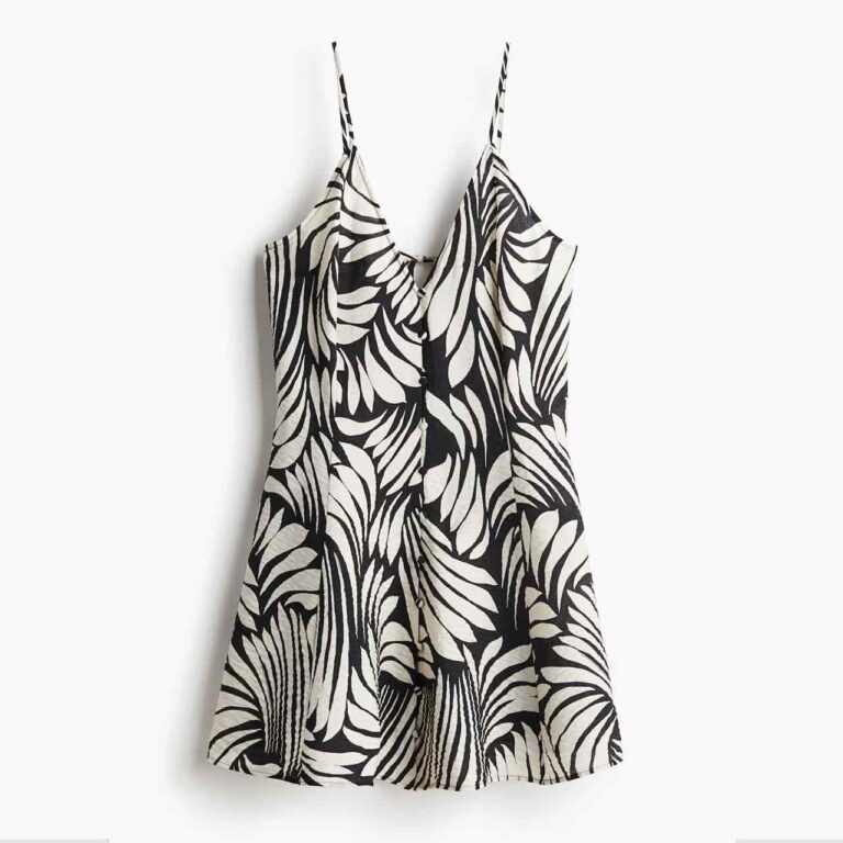Patterned Wrap Dress - Image 2