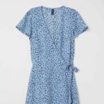 Patterned Wrap Dress - Image 9